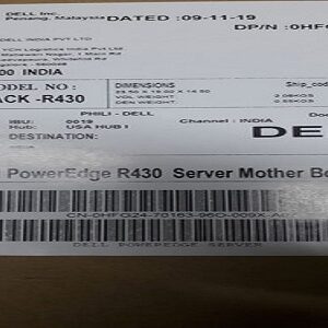 Dell 0hfg24 Motherboard For Poweredge R430 Server