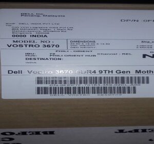 Dell Part No. 0FPP7F Core i3 9th Generation Motherboard For Vostro 3670 Machine