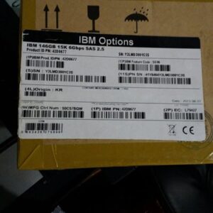 IBM Part No. 42D0677 146GB SAS 15K 6Gbps (2.5") SFF Hot Swap Server Hard Disk Drive