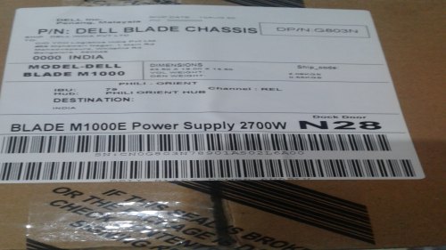 Dell Part No. G803N 2700 Watt Switching Power Supply For Power Edge M1000E Server