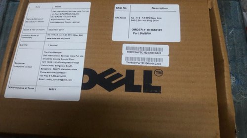 Dell 09W5WV 1TB SAS (2.5") 7.2K FOR T430/R430 Server Hard Drive