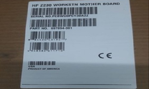 HP Part No. 697894-002/ 698113-001 Intel Motherboard For Z230 Workstation