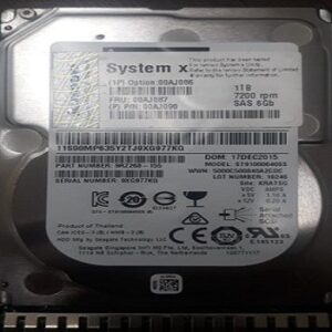 IBM 00AJ087 1TB 7.2k 2.5 SAS 6Gbps G3 Nearline Hot Swap Server Hard Disk