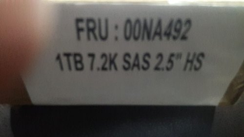 IBM 00NA492 1TB 7.2K SAS-12GBPS 2.5INCH G3 Hot Swap Hard Disk Drive