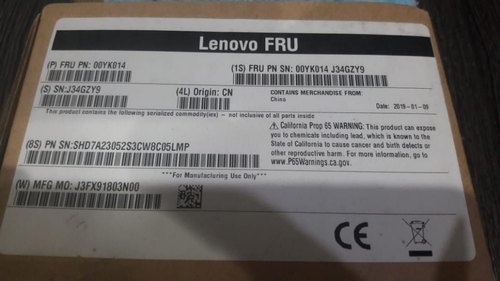 Lenovo 00YK014 600GB 10K SAS 12GBPS 512N 2.5" Internal Hot-Swap Hard Disk Drive