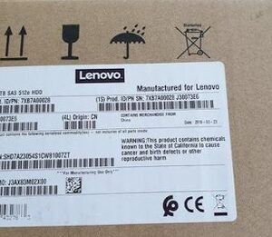 Lenovo Part No. 7XB7A00028 1.8TB 10K SAS 12Gbps (2.5") Hot Swap Server Hard Disk Drive
